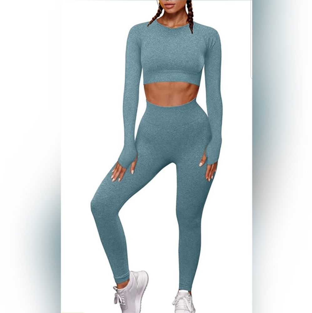 💐Workout Outfits Seamless High Waist Leggings - Picture 4 of 4